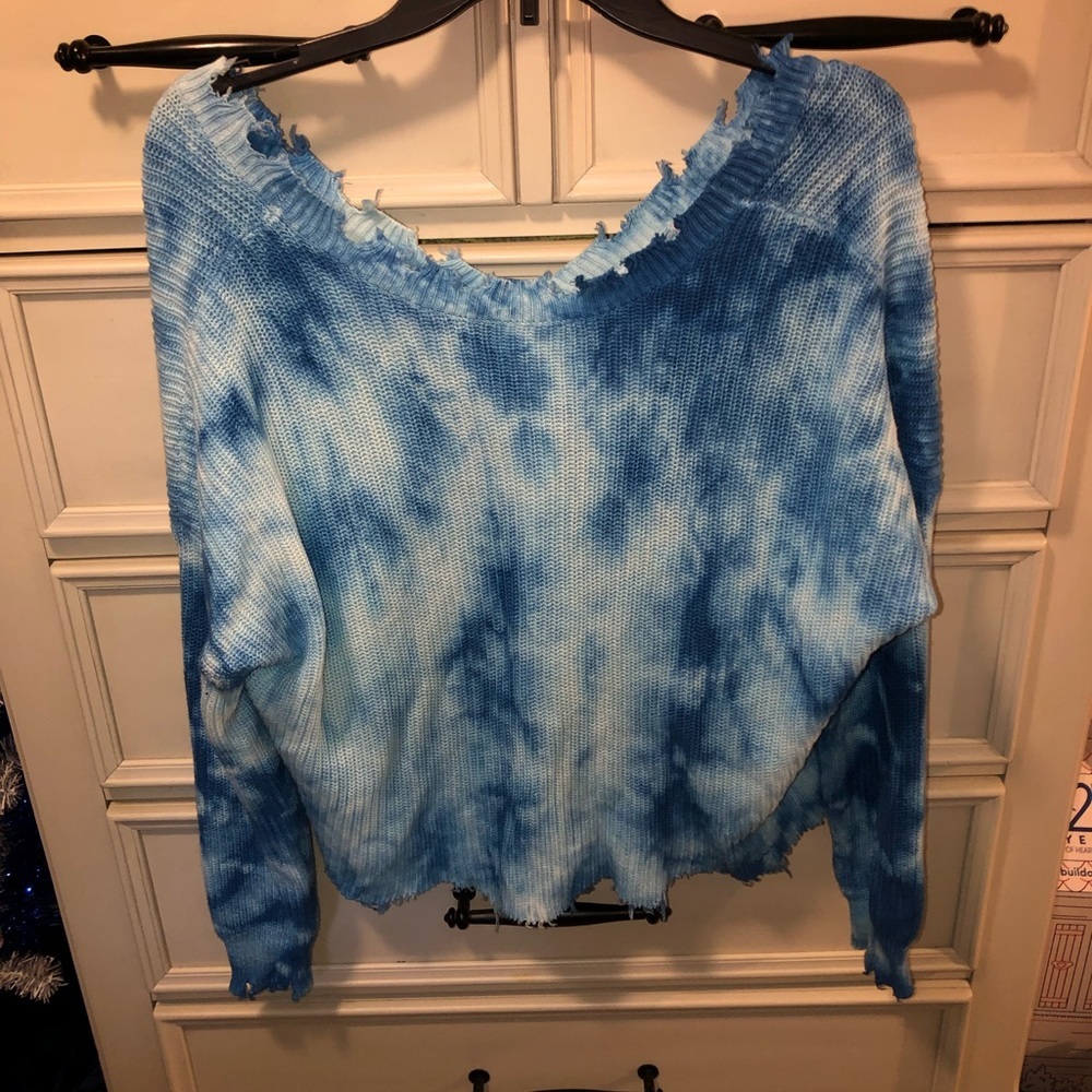 Off the shoulder sweater